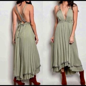 Sage Midi Dress
